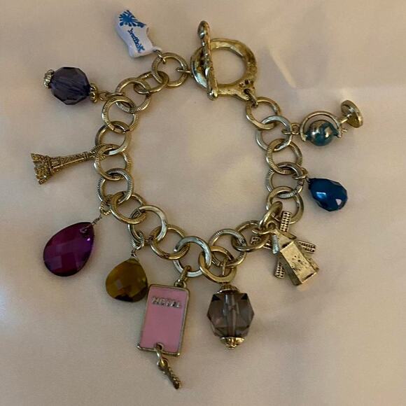 no brand Jewelry - Vintage Travel Charm bracelet with assorted charms jewelry